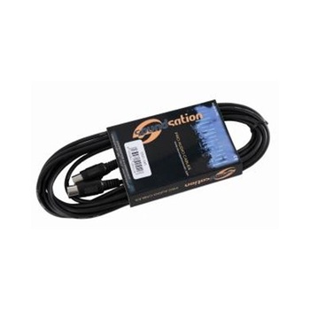 Cablu MIDI, Soundsation BMD-1BK, 1m, negru Cablu MIDI, Soundsation BMD-1BK, 1m, negru
