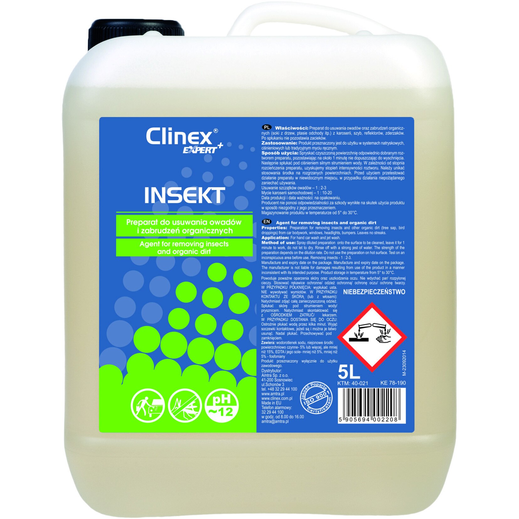 Produs pentru indepartarea urmelor de insecte, bidol 5 L