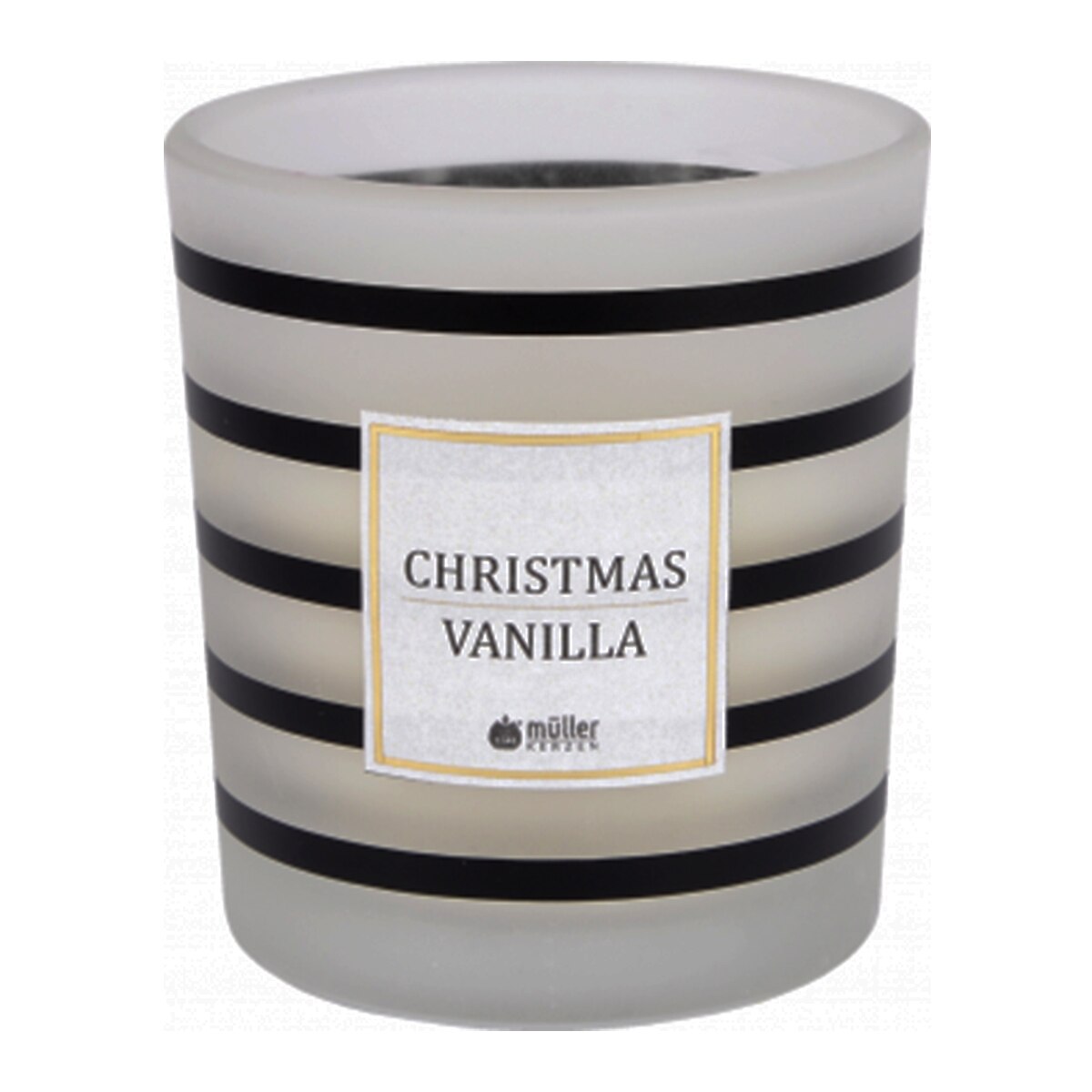 Lumanare parfumata in pahar ronda vanilie