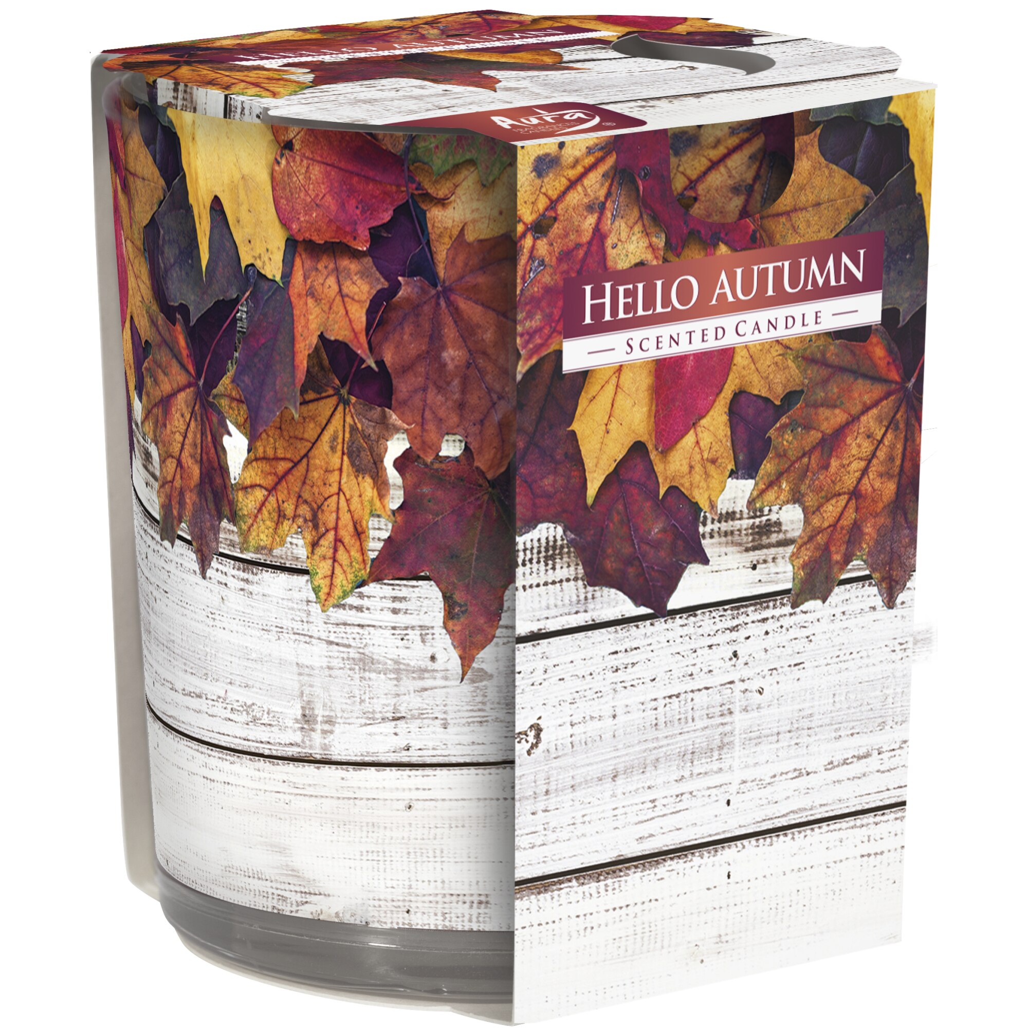 Lumanare ornamentala parfumata Bispol Hello Autumn SN 72s-43 1buc