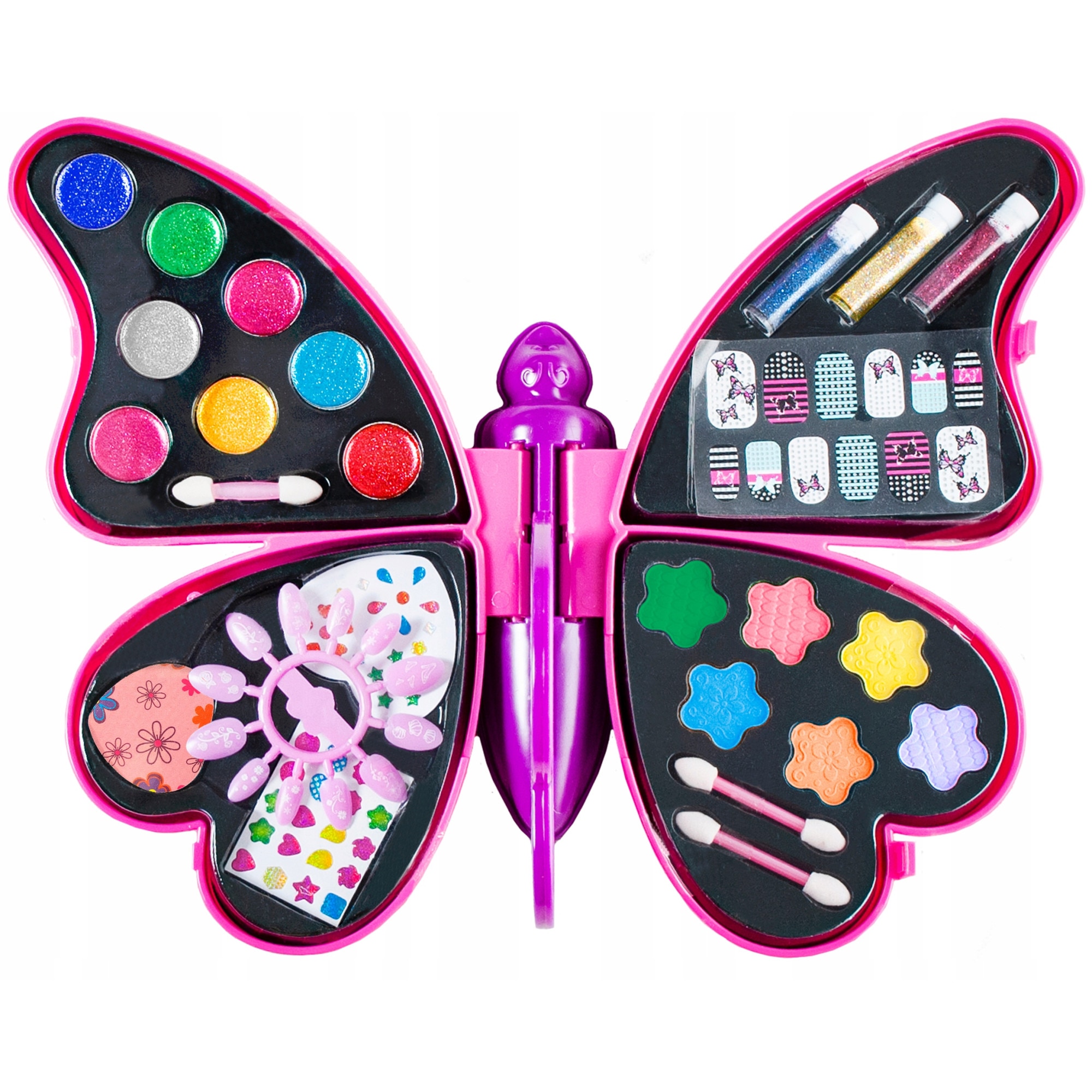 Set machiaj, Zola®, in forma de fluture, 92 articole, 34x27cm