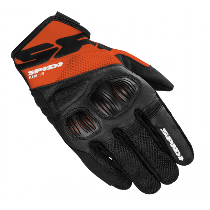 Manusi moto Spidi flash-r evo negru/portocaliu, L