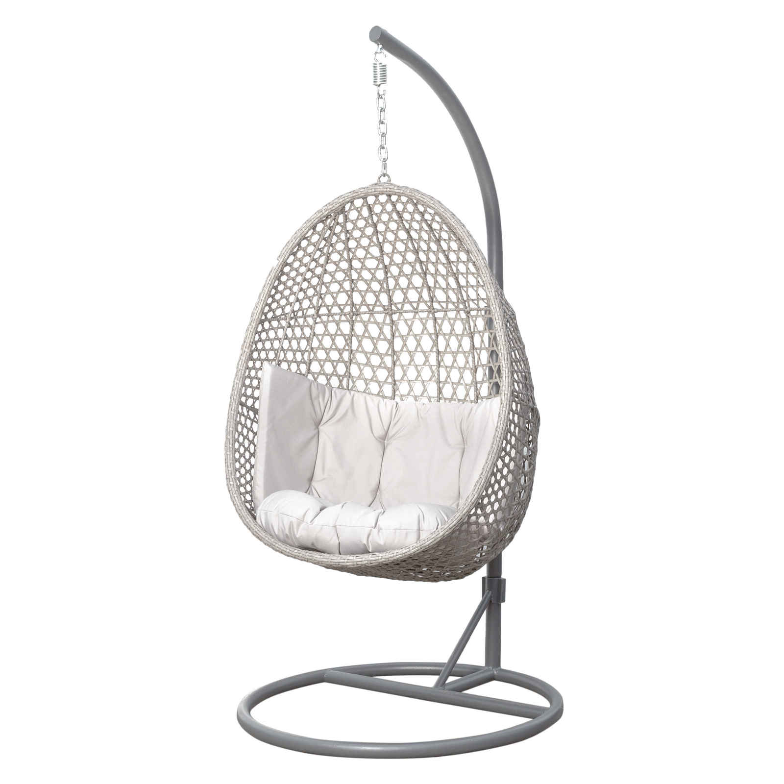 Scaun balansoar Alanis Grey, suspendat, modern