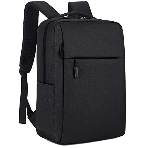 Rucsac pentru laptop, Port de Incarcare USB, Rezistenta la apa, 15,6 inchi, Negru
