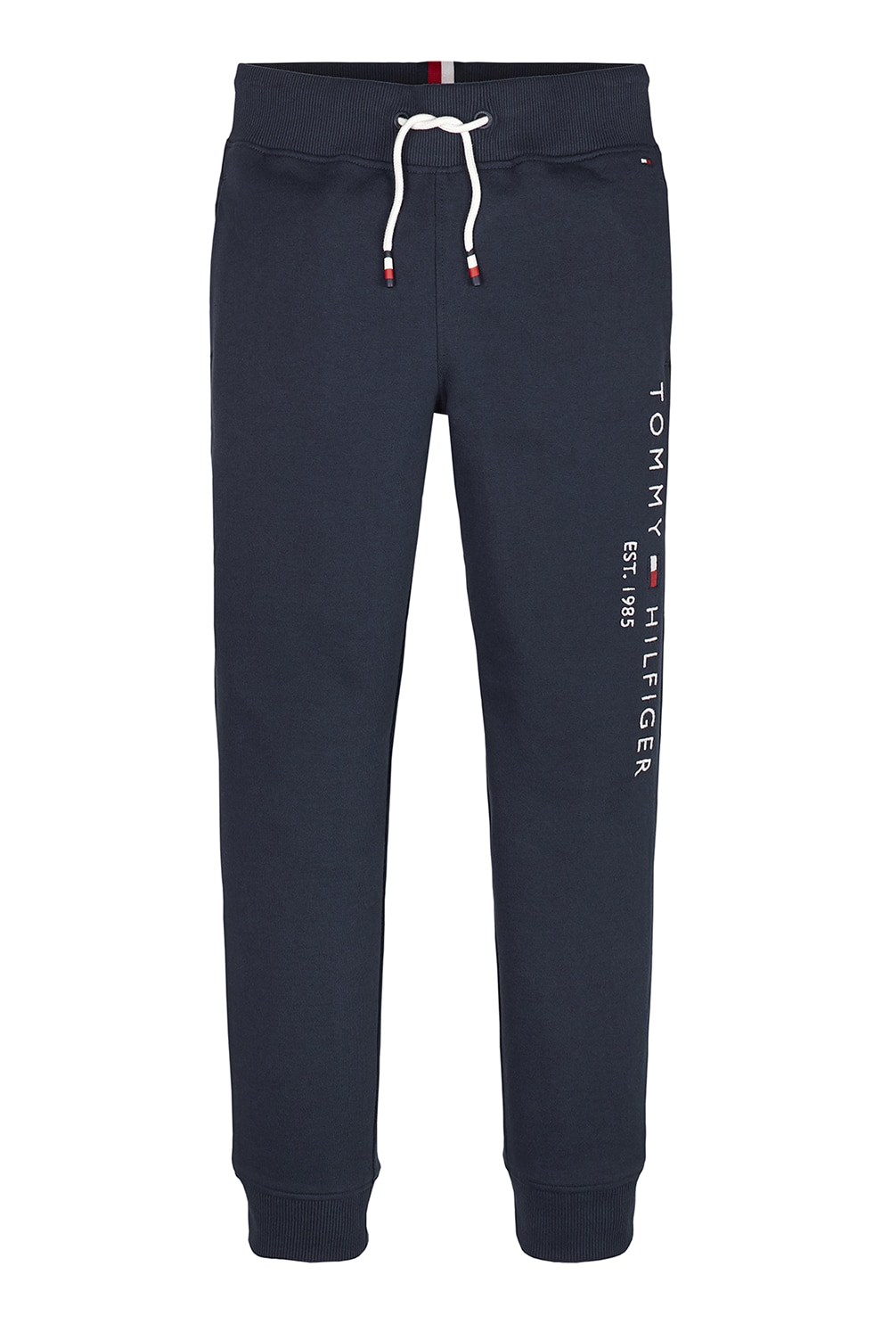 Tommy Hilfiger, Pantaloni sport cu logo, Bleumarin, 110 CM