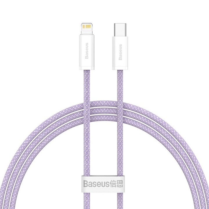 Baseus Dynamic USB-C Lightning kábel, 20 W, 2m, lila