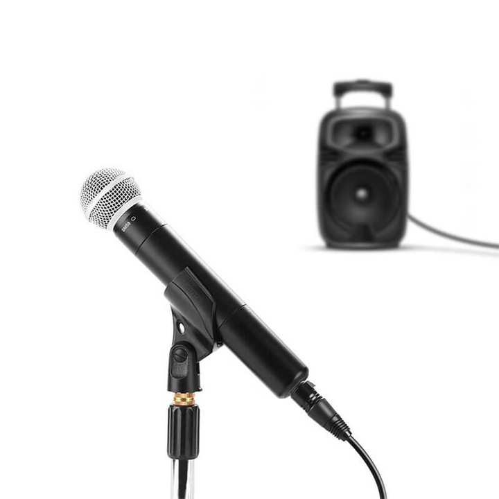 Кабел UGREEN AV131 Женски XLR кабел за жак 6.35 мъжки - 3м (черен)