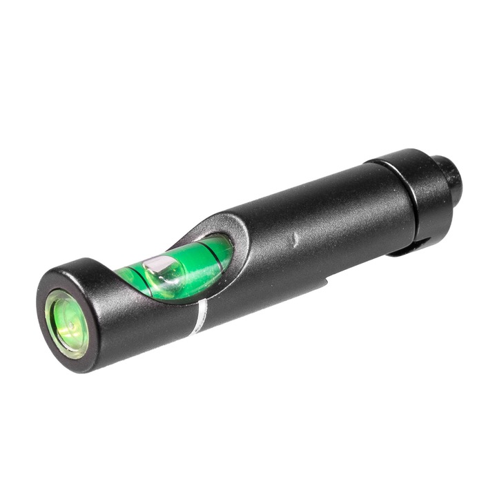 Nivela cu bula de aer pentru pusca, NN, Aluminiu, Negru