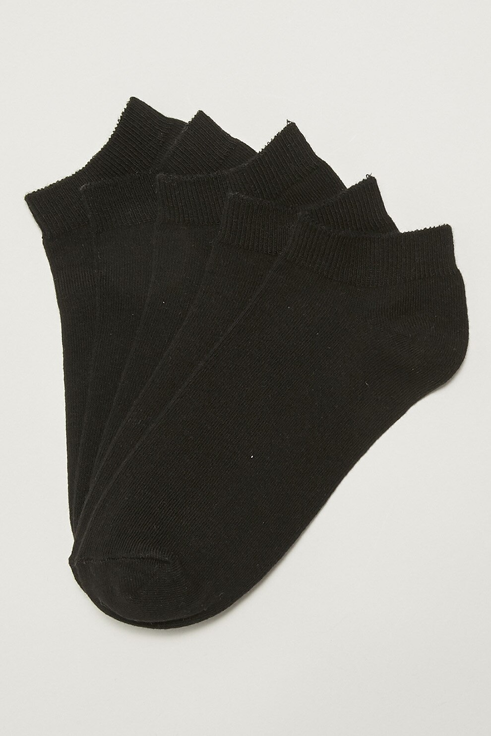 LC WAIKIKI, Set de sosete scurte - 5 perechi, Negru