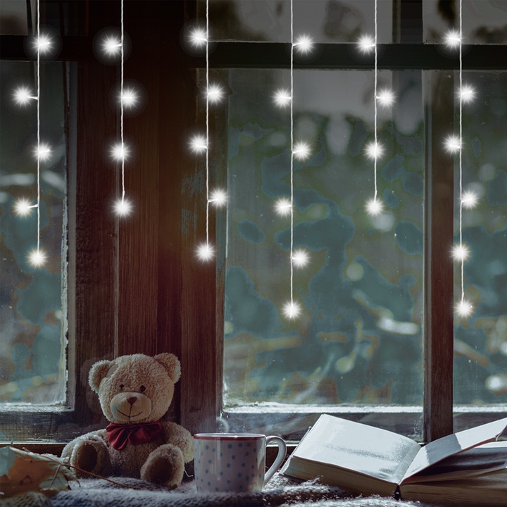 Лампички с LED тип завеса Home