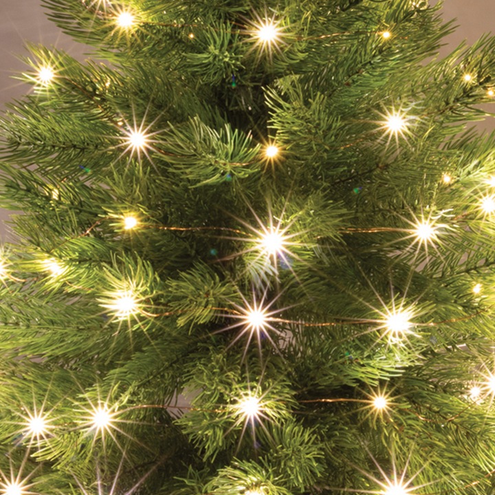 Füzér mikro LED-ekkel, 50 meleg fehér mikroLED, Home ML 50/WW