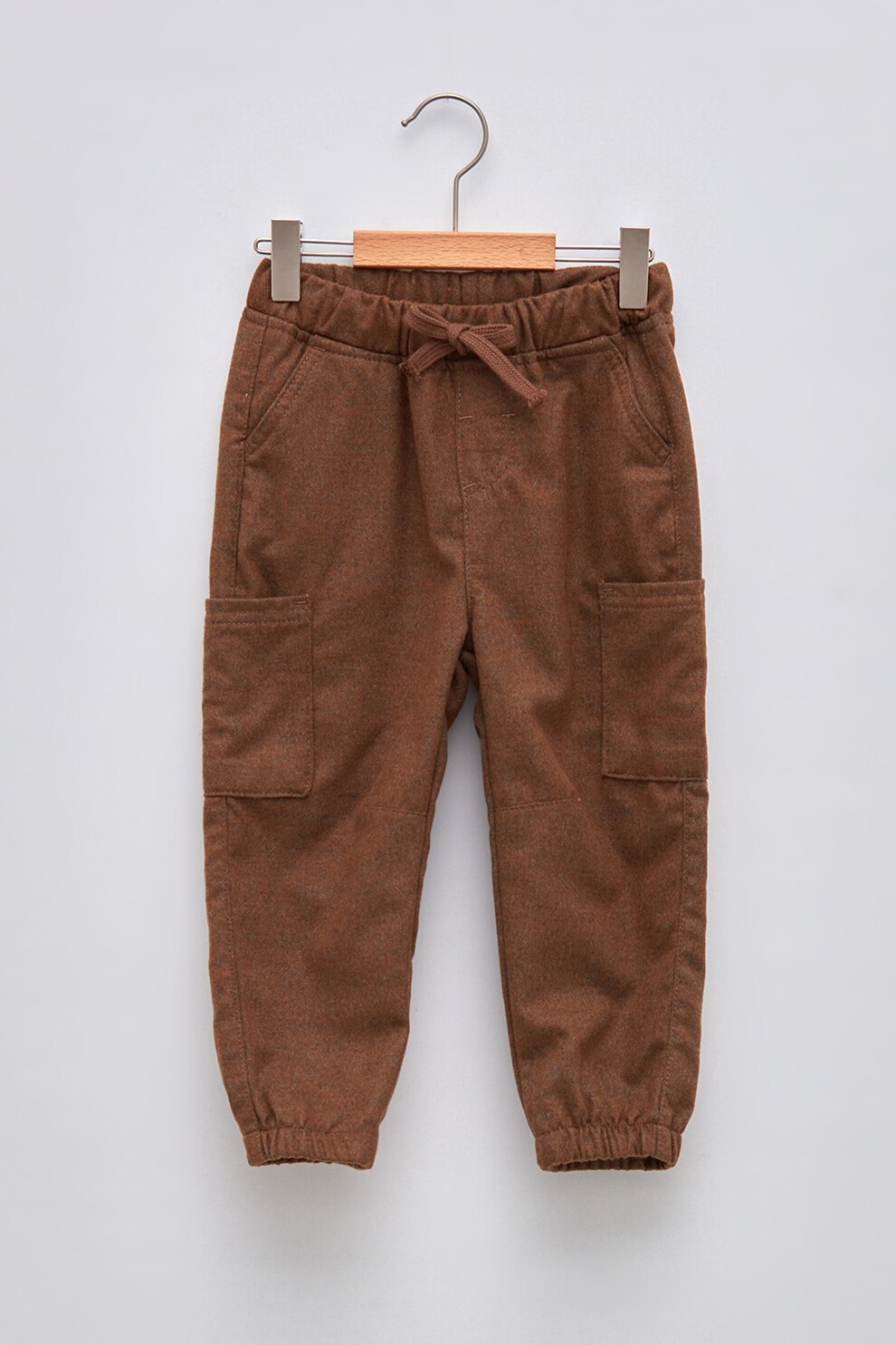 LC WAIKIKI, Pantaloni cargo cu snur in talie, Maro