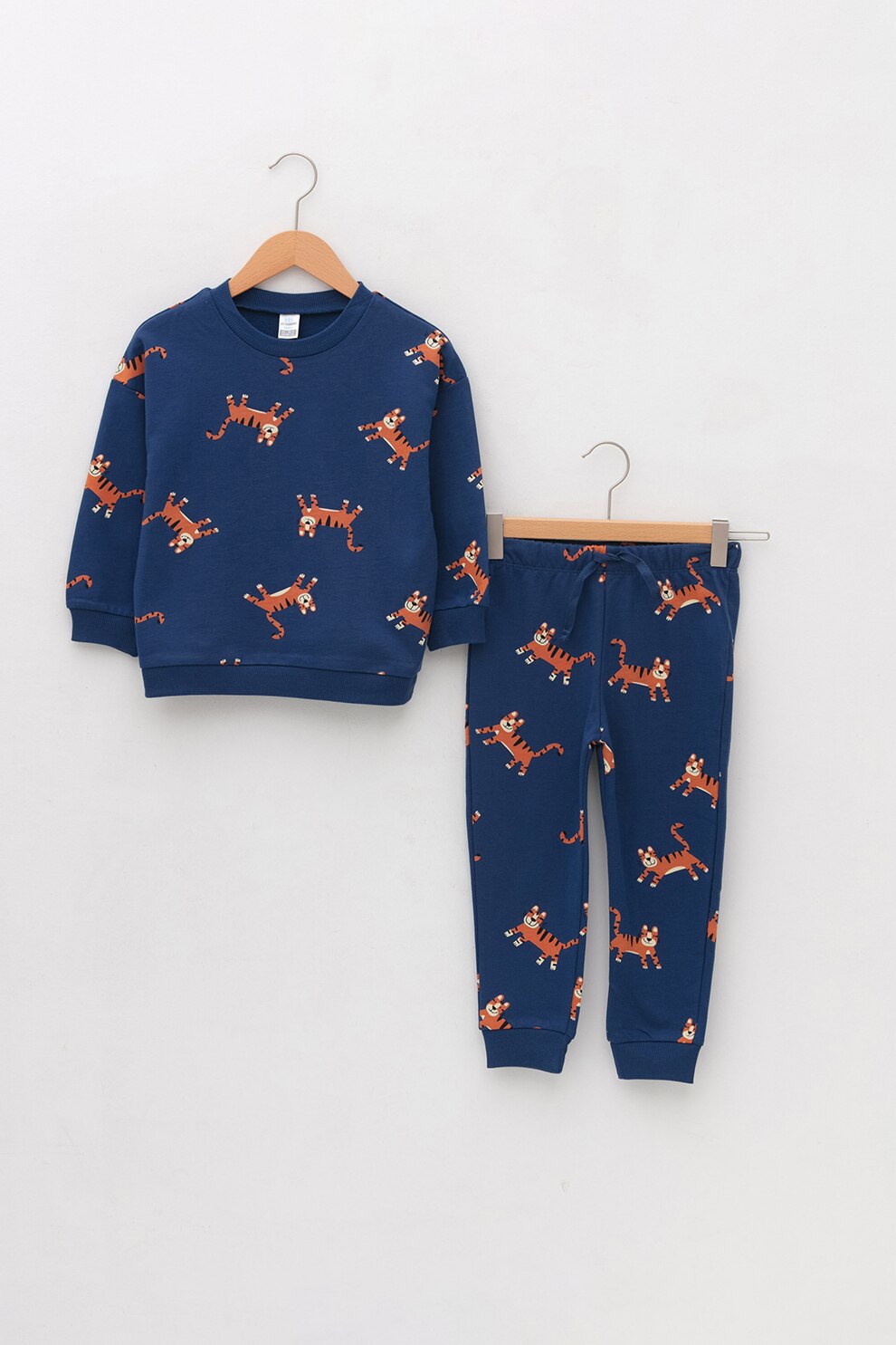LC WAIKIKI, Trening de bumbac cu tigri, Bleumarin
