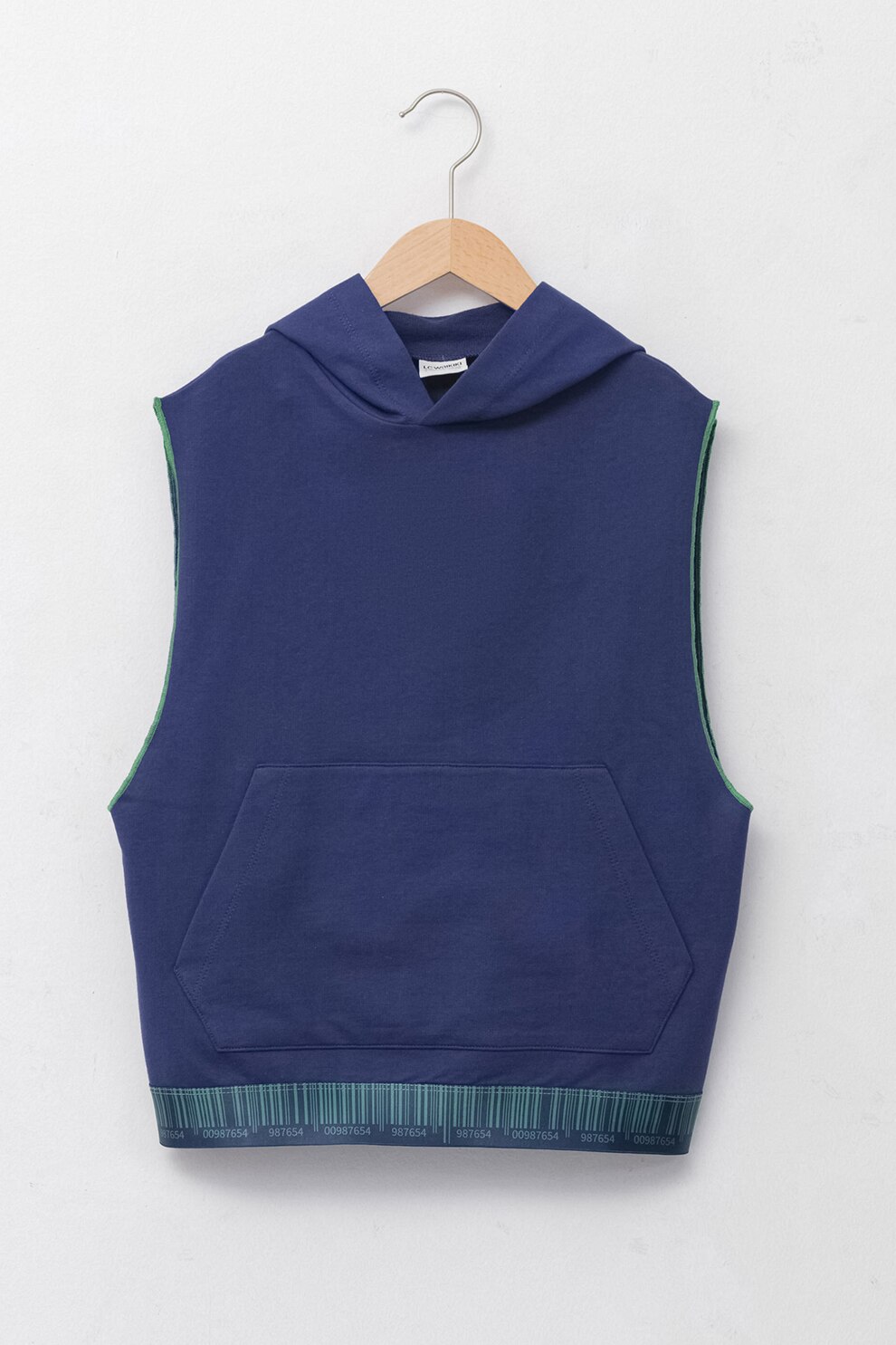 LC WAIKIKI, Hanorac fara maneci cu buzunar frontal, Bleumarin