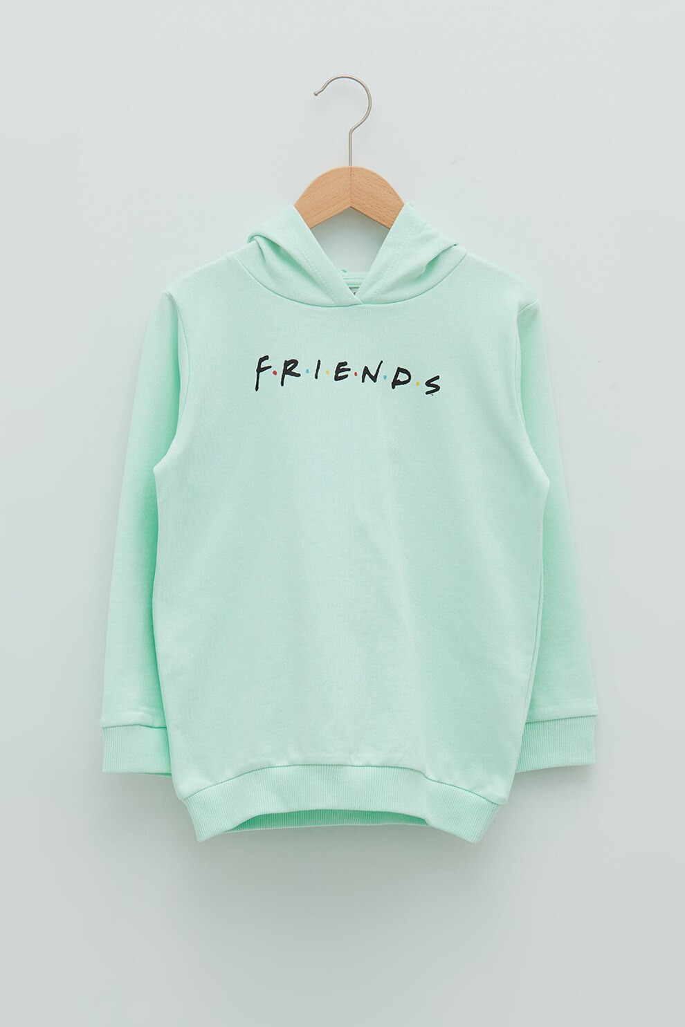 LC WAIKIKI, Hanorac cu imprimeu text, Verde menta