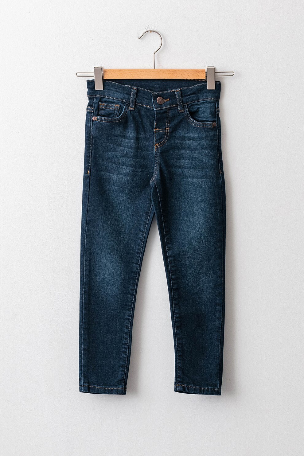 LC WAIKIKI, Blugi skinny decolorati, Bleumarin inchis