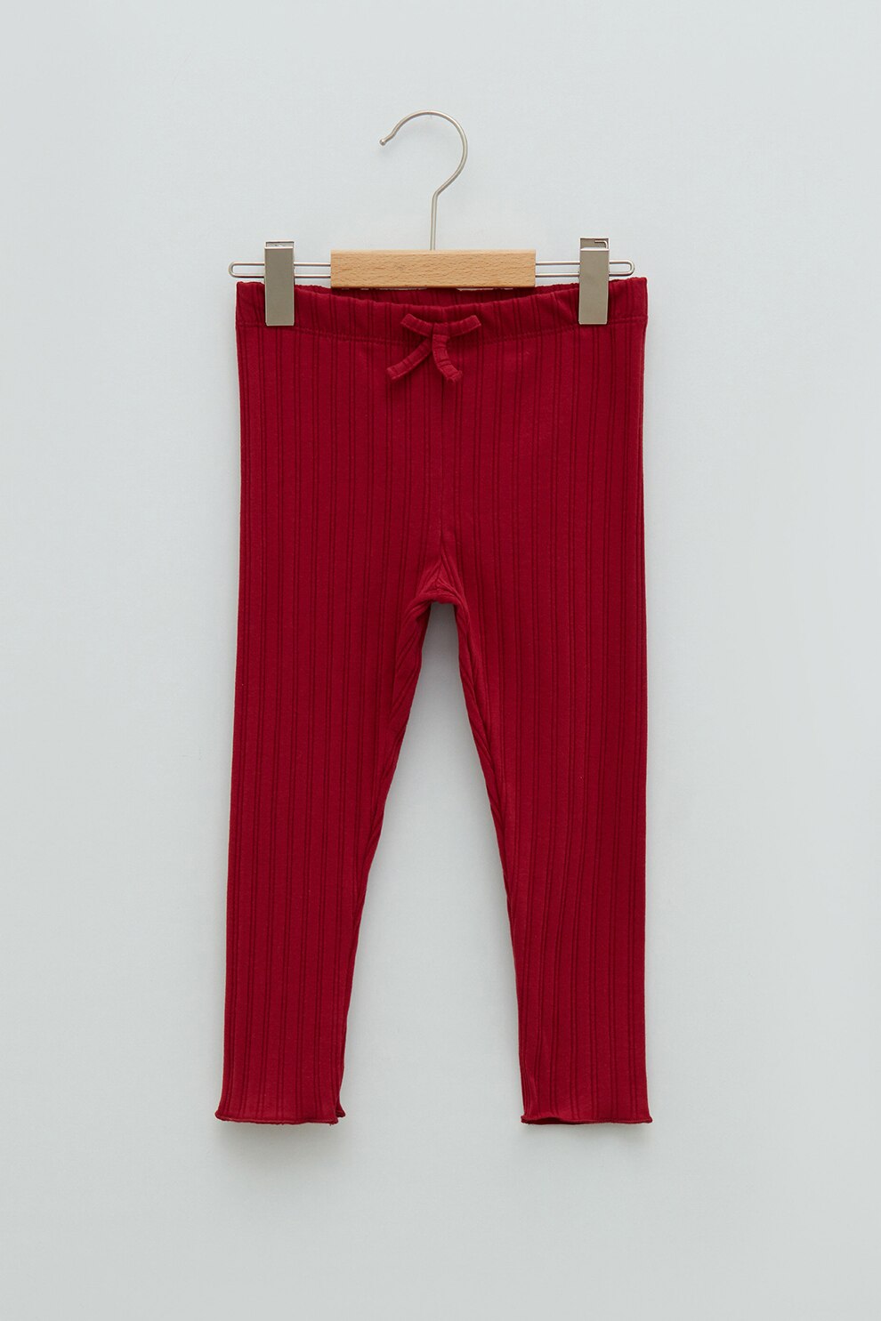 LC WAIKIKI, Colanti cu striatii si snur in talie, Rosu