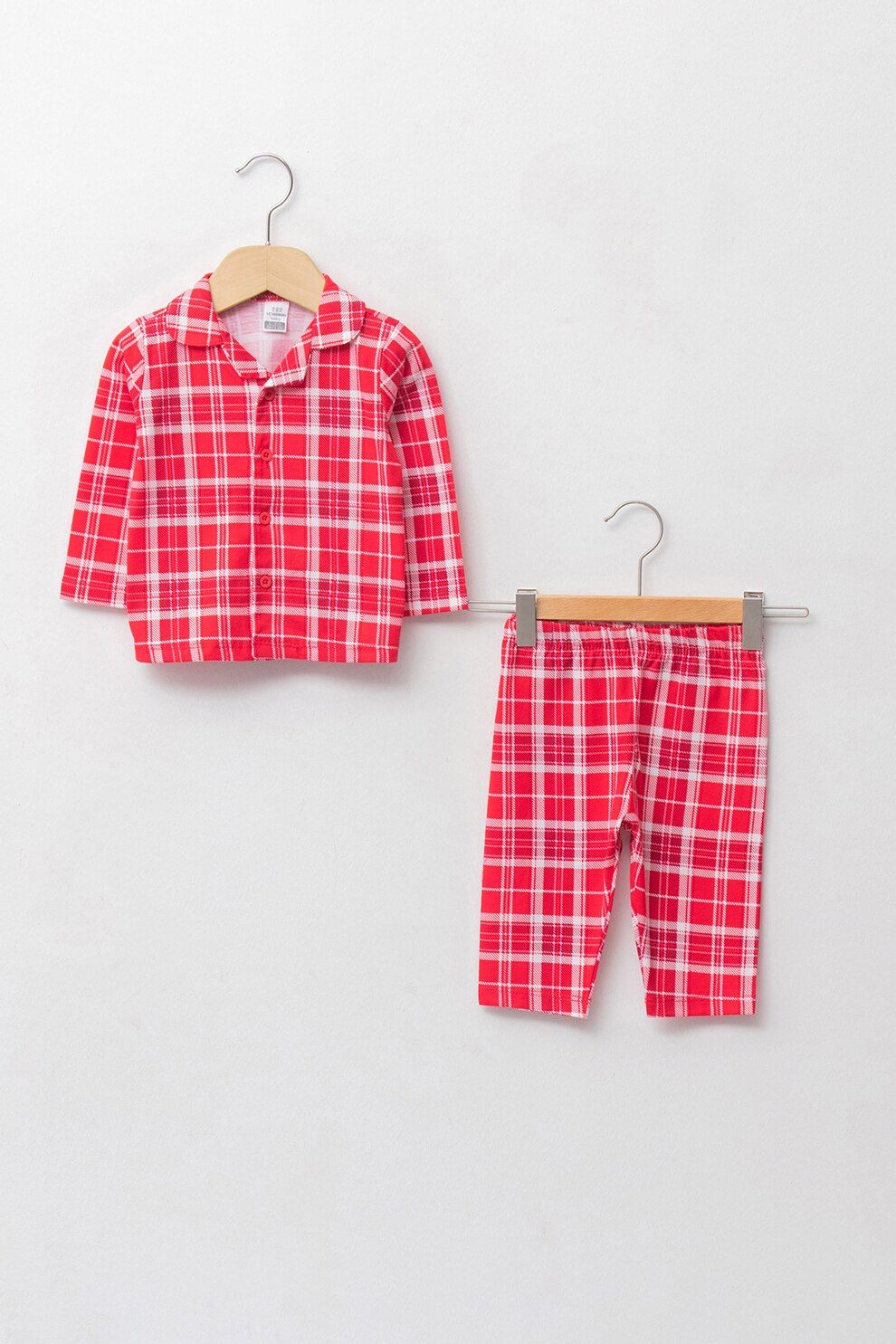 LC WAIKIKI, Pijama lunga in carouri, Rosu