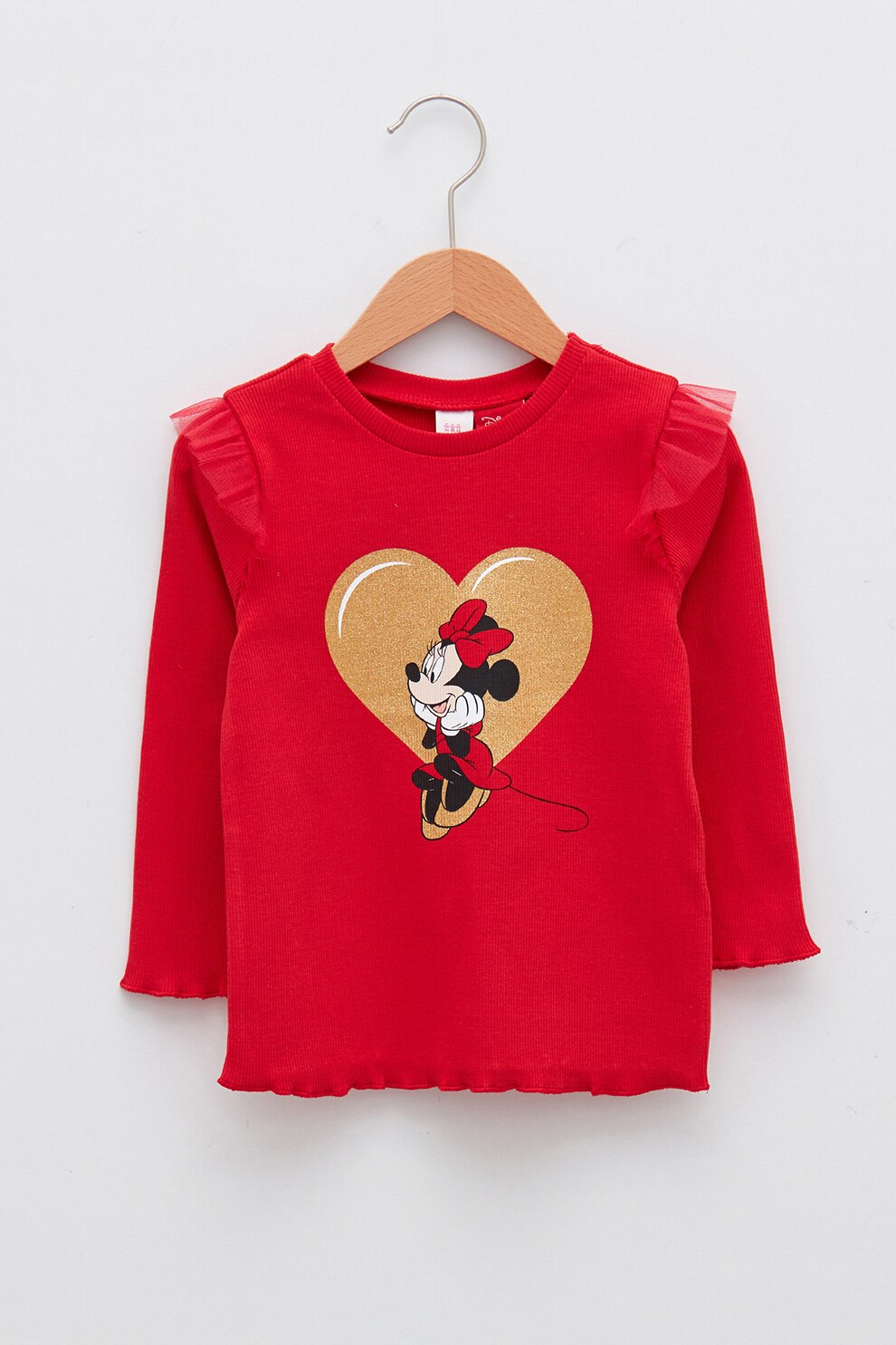 LC WAIKIKI, Bluza cu Minnie Mouse, Rosu