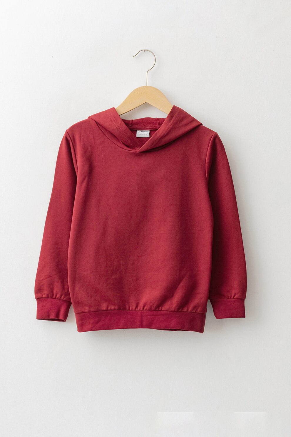 LC WAIKIKI, Hanorac din amestec de bumbac, Rosu inchis