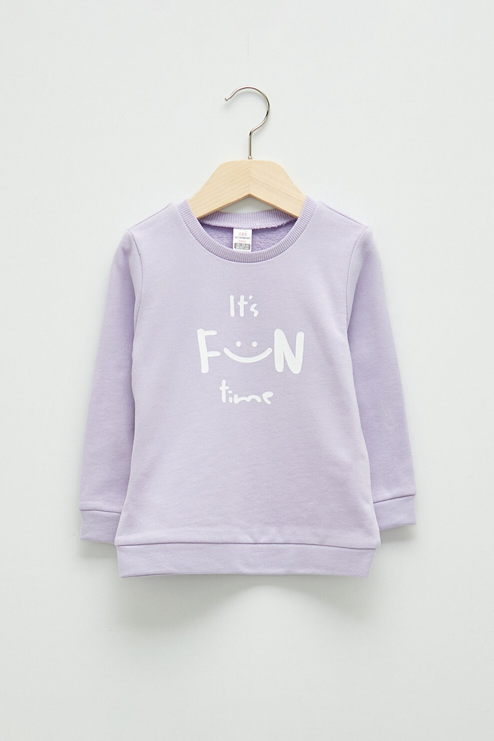 LC WAIKIKI, Bluza sport cu imprimeu grafic si text, Lila