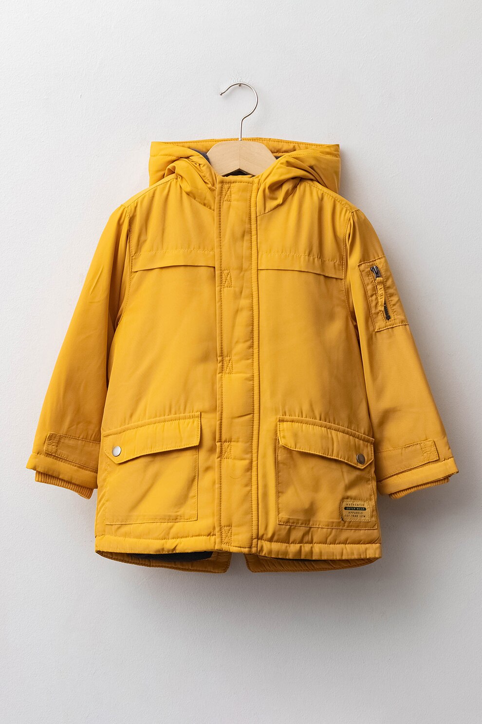 LC WAIKIKI, Geaca parka cu buzunare multiple, galben pai