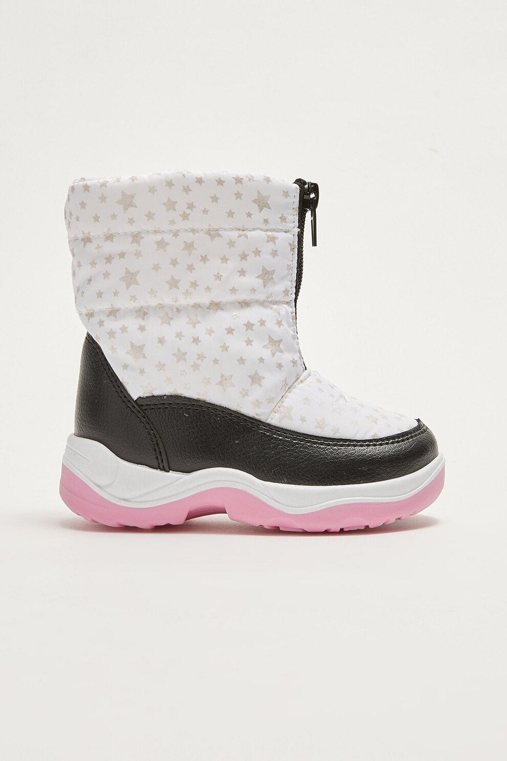 LC WAIKIKI, Ghete cu stele stralucitoare, Alb/Negru/Roz pastel