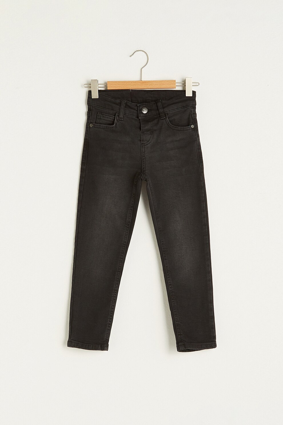 LC WAIKIKI, Blugi slim fit,W12474Z4, Negru stins