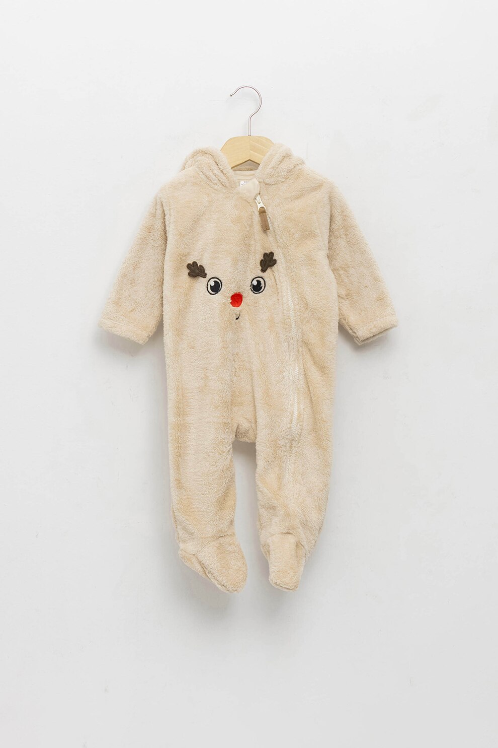 LC WAIKIKI, Salopeta de plus cu gluga, Maro nisip