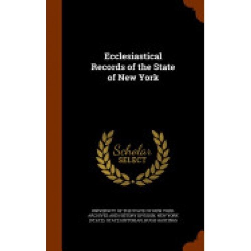 Ecclesiastical Records of the State of New York