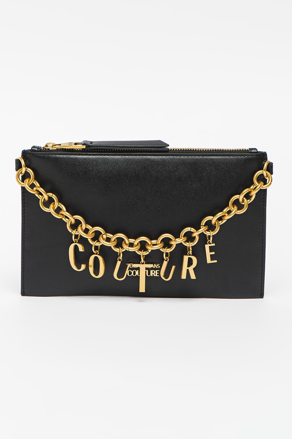 Versace Jeans Couture, Geanta dreptunghiulara cu bareta de umar din ...