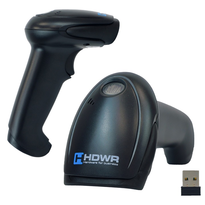 Скенер за баркод с CCD матрица, безжичен, ръчно сканиране, функция за четене на екрана, разширена конфигурация, HDWR HD33C