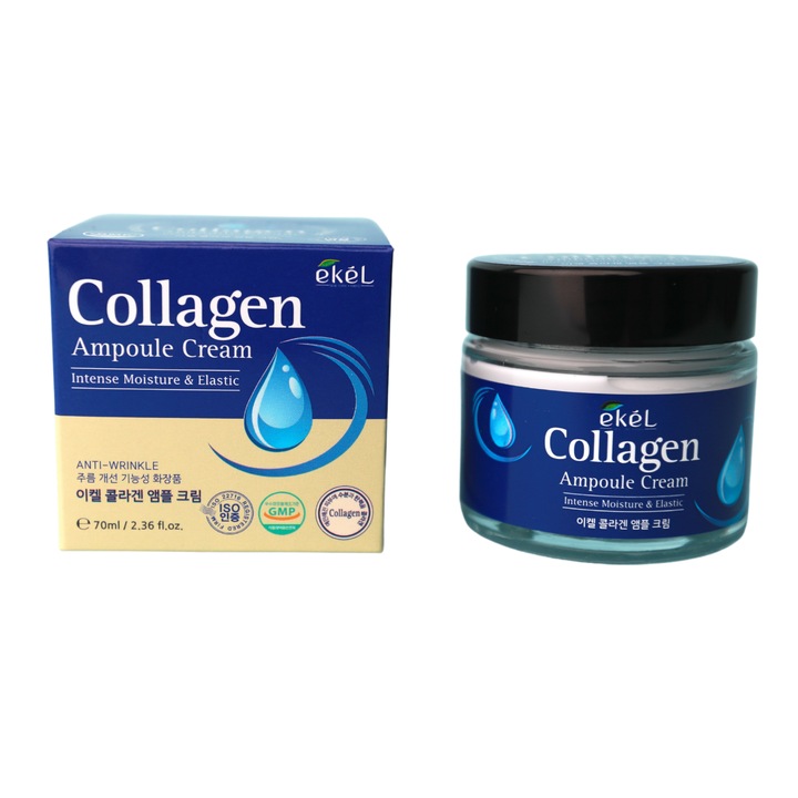 Crema de fata, intens hidratanta, cu colagen, Ekel, (70ML)