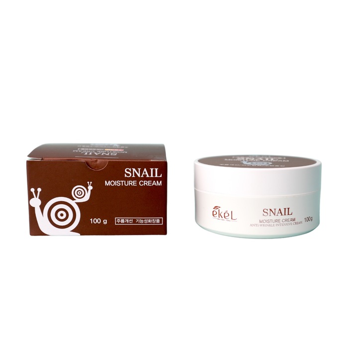 Crema de fata hidratanta, cu extract de melc, Ekel, 100 ml
