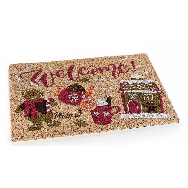 Covoras intrare Christmas Spiced 2, Bej, 60 x 40 cm
