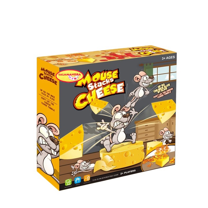Игра за деца Мишката нарежда сиренето, Salamandra Kids