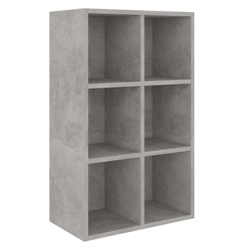 Biblioteca/Servanta, gri beton, 66 x 30 x 97,8 cm, PAL 800346 Biblioteca/Servanta, gri beton, 66 x 30 x 97,8 cm, PAL 800346