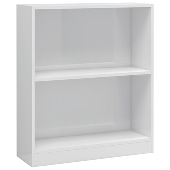 Biblioteca, alb lucios, 60 x 24 x 74,5 cm, PAL 800861 Biblioteca, alb lucios, 60 x 24 x 74,5 cm, PAL 800861