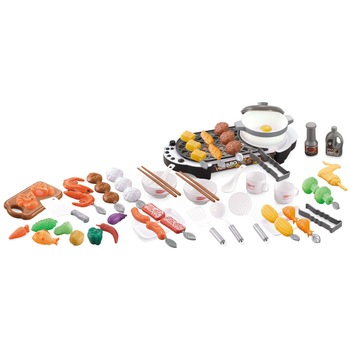 Set complet pentru gatit, Isp, gratar cu efecte sonore si luminoase, 69 de accesorii Set complet pentru gatit, Isp, gratar cu efecte sonore si luminoase, 69 de accesorii