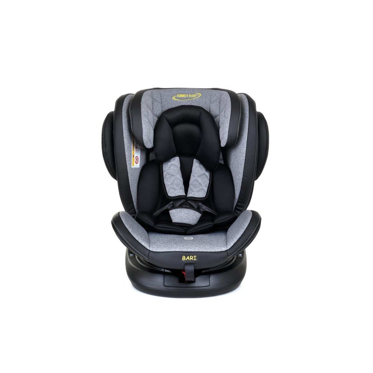 Scaun auto cu isofix premium, 0-36 kg, rotire 360, pozitie de somn, piele ecologica, Bari, Isp