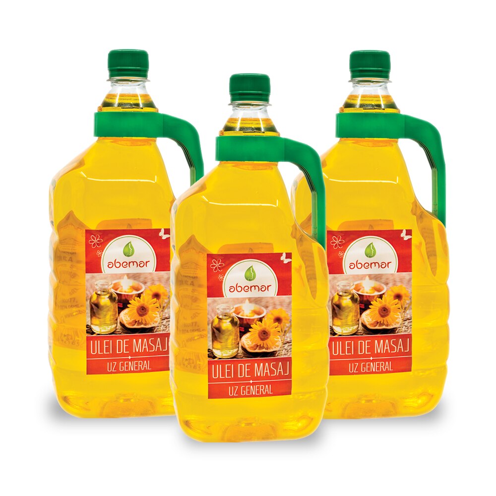Set 6 litri Ulei de masaj uz general, 2 litri X 3 buc