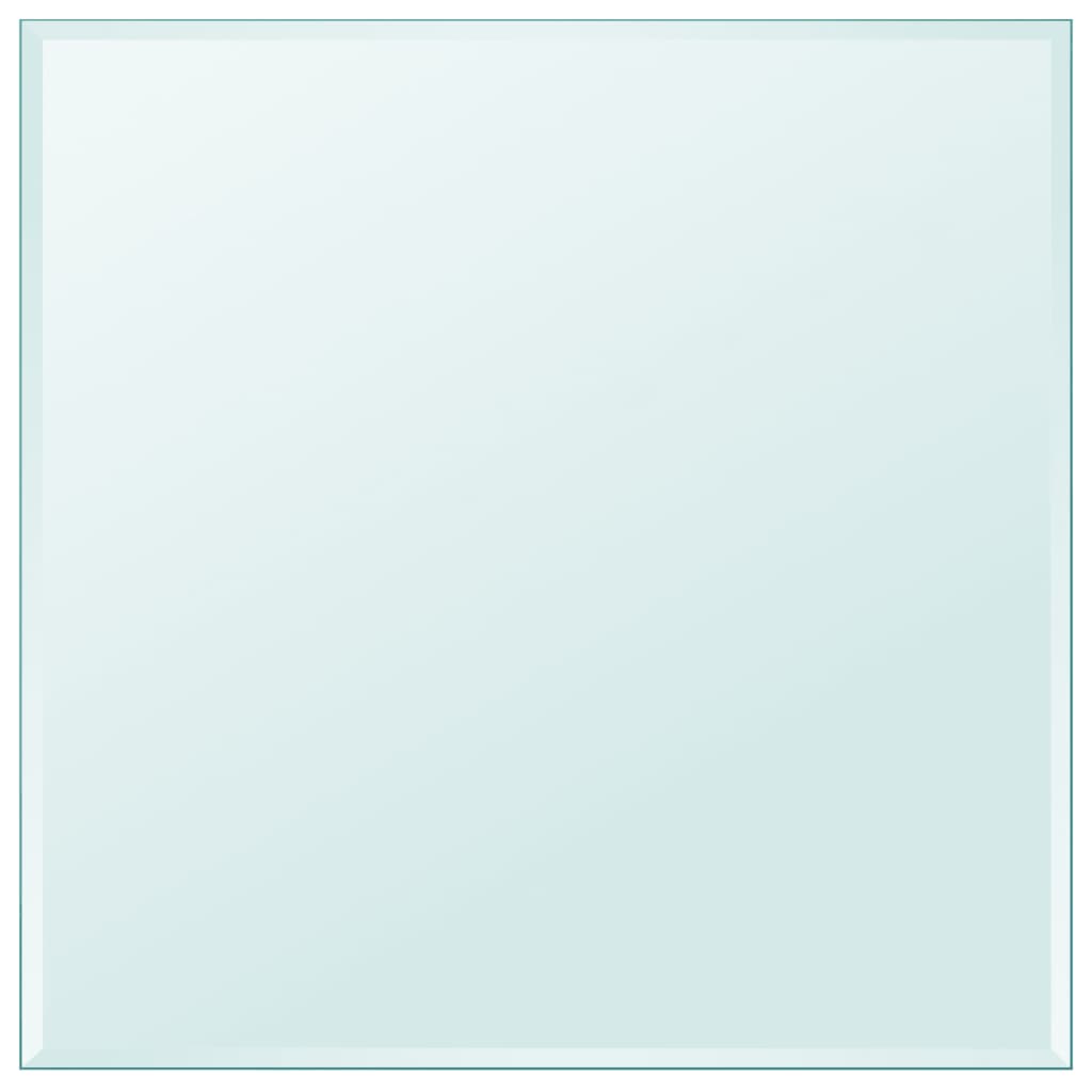 Blat de masa din sticla securizata patrat 700 x 700 mm 243631