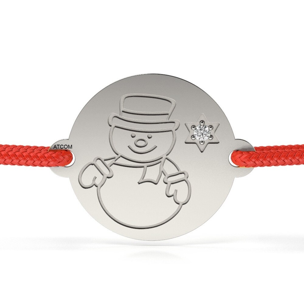 Bratara din argint cu diamant model Nasturel