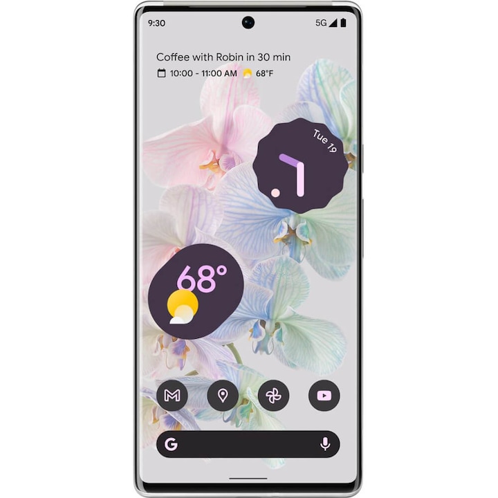 Telefon mobil Google Pixel 6 Pro, 256GB, 12GB RAM, 5G, Cloudy White