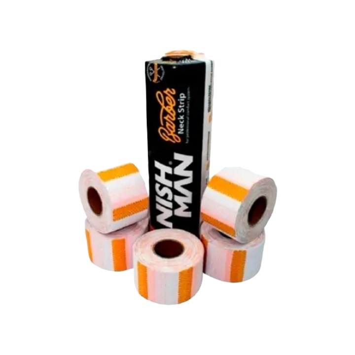 Set Gulere de hartie pentru frizerie NishMan, 5 role