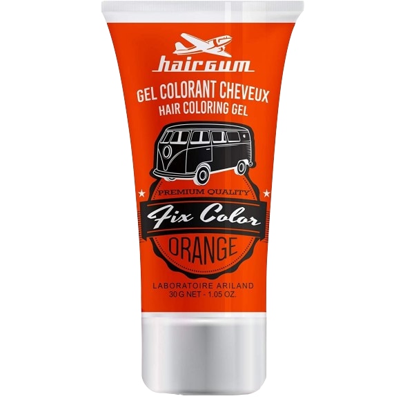 Gel colorant portocaliu, Hairgum Fix Color Orange, 30 ml