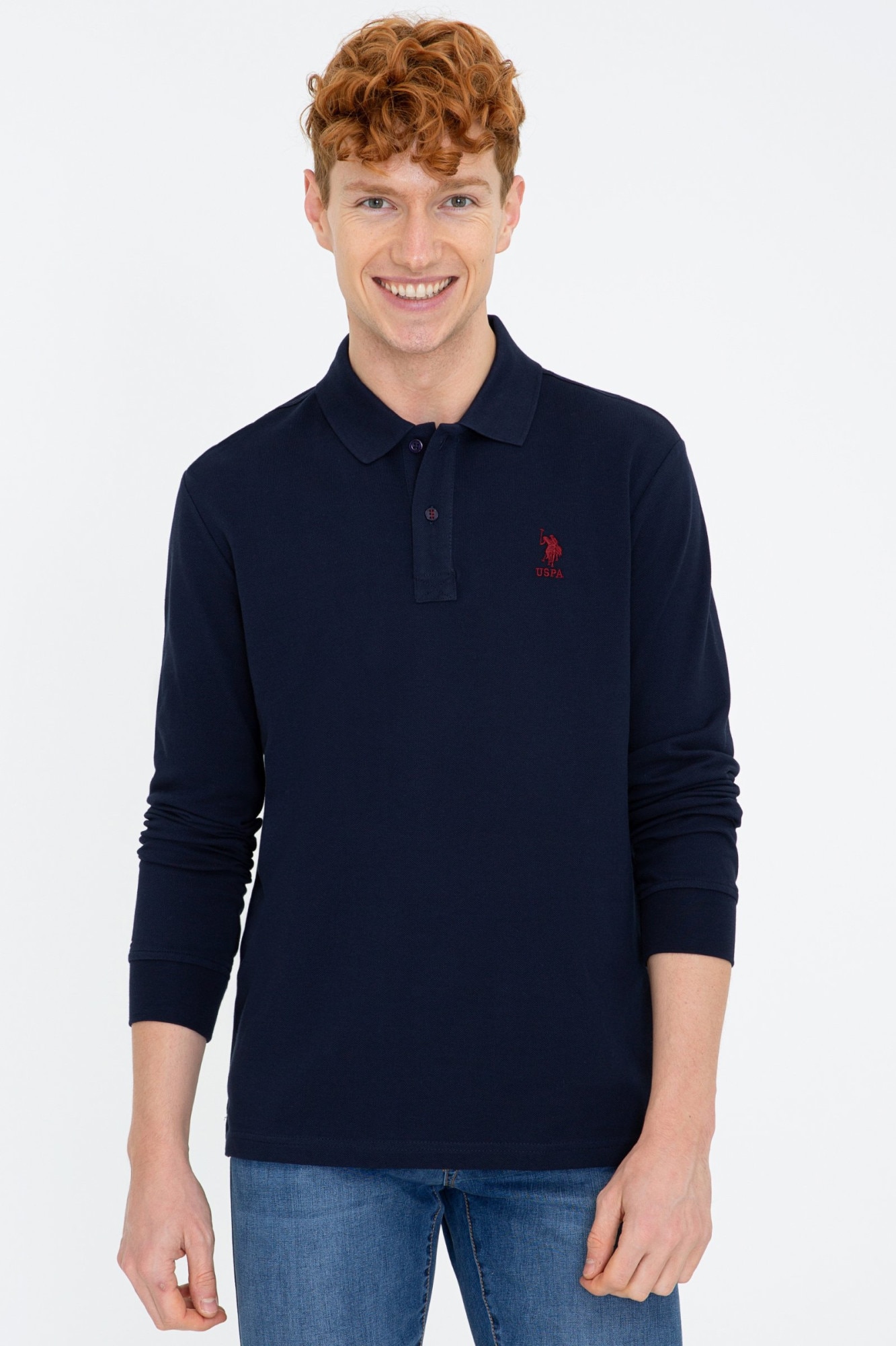 Bluza Barbat, U.S Polo Assn.,1271986, VR033 Bleumarin, S INTL