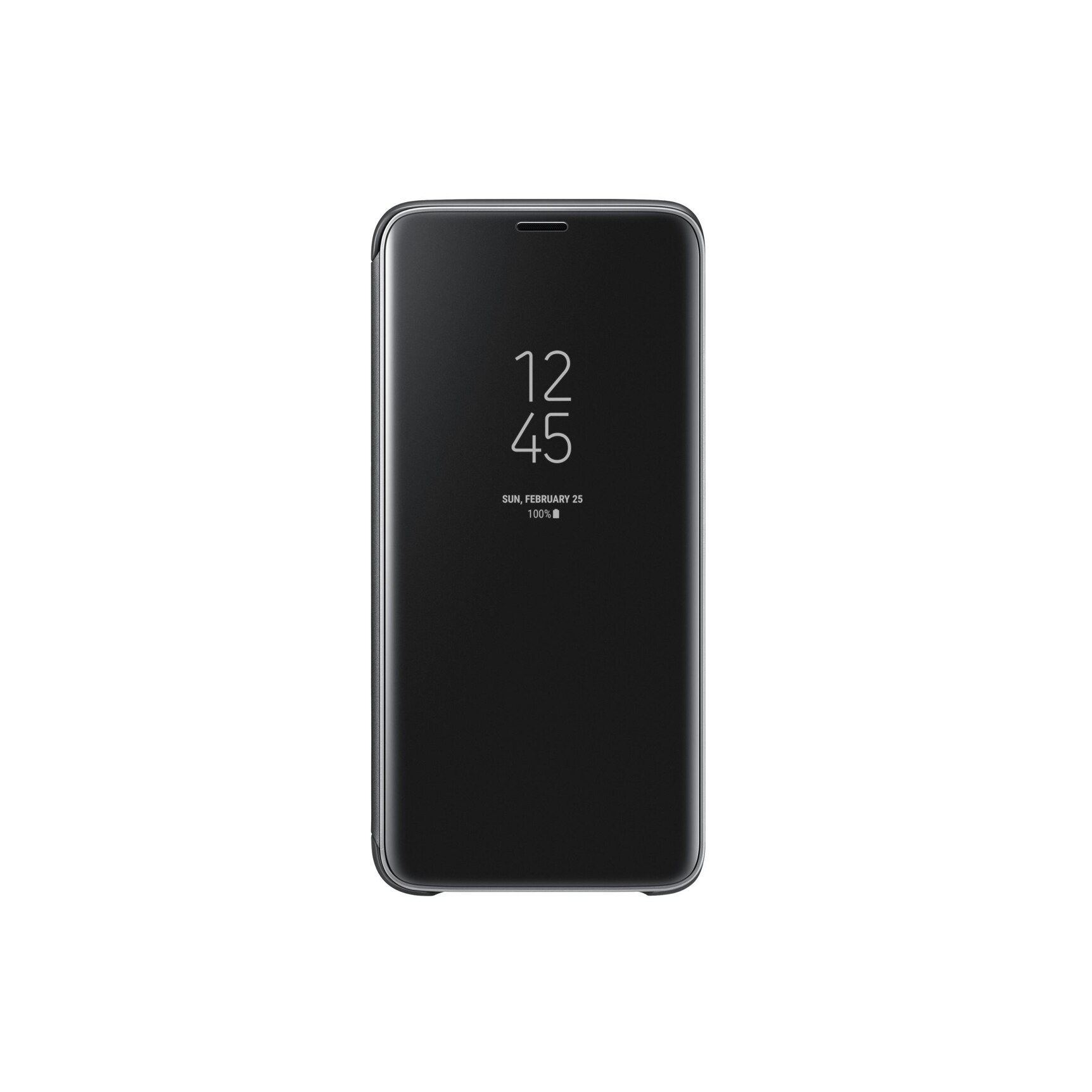 Husa de protectie Clear View pentru Samsung Galaxy A31, negru, flip cover