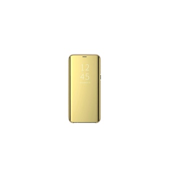 Husa de protectie Clear View pentru Samsung Galaxy S20 FE si S20 FE 5G, gold, flip cover Husa de protectie Clear View pentru Samsung Galaxy S20 FE si S20 FE 5G, gold, flip cover