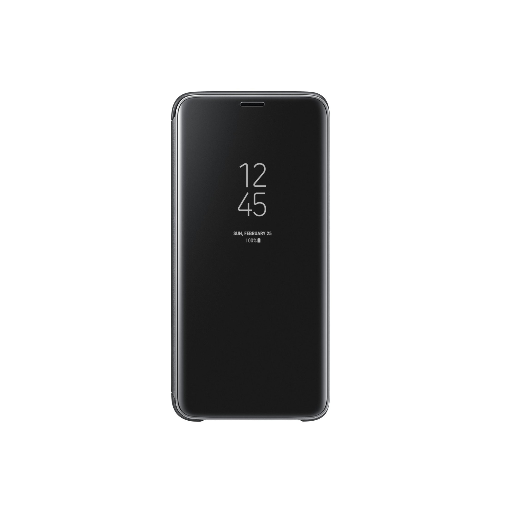 Husa de protectie Clear View pentru Samsung Galaxy S20 FE si S20 FE 5G, negru, flip cover